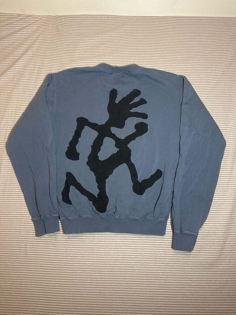 Gramicci Blue Big Running Man Sweatshirt Size XS